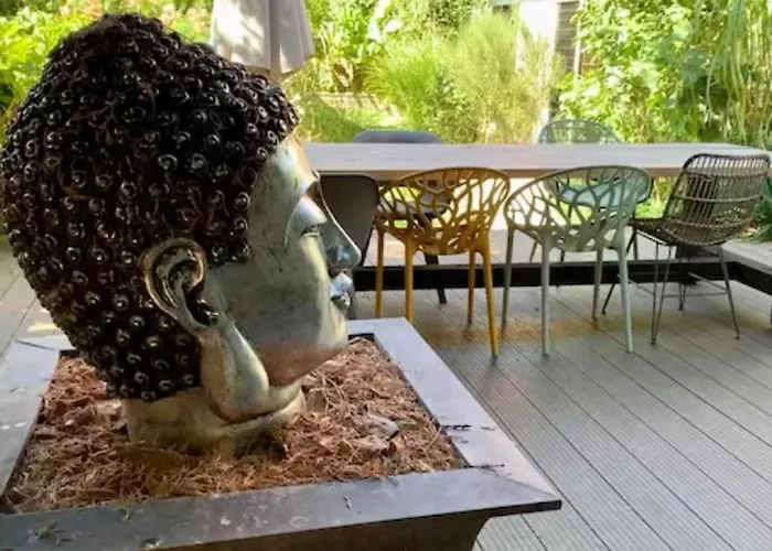 Rustige Luxe Vrijstaande In Weelderig Groene Tuin Villa Bergen